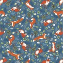Forest Wonder Col 103 Foxes Blue